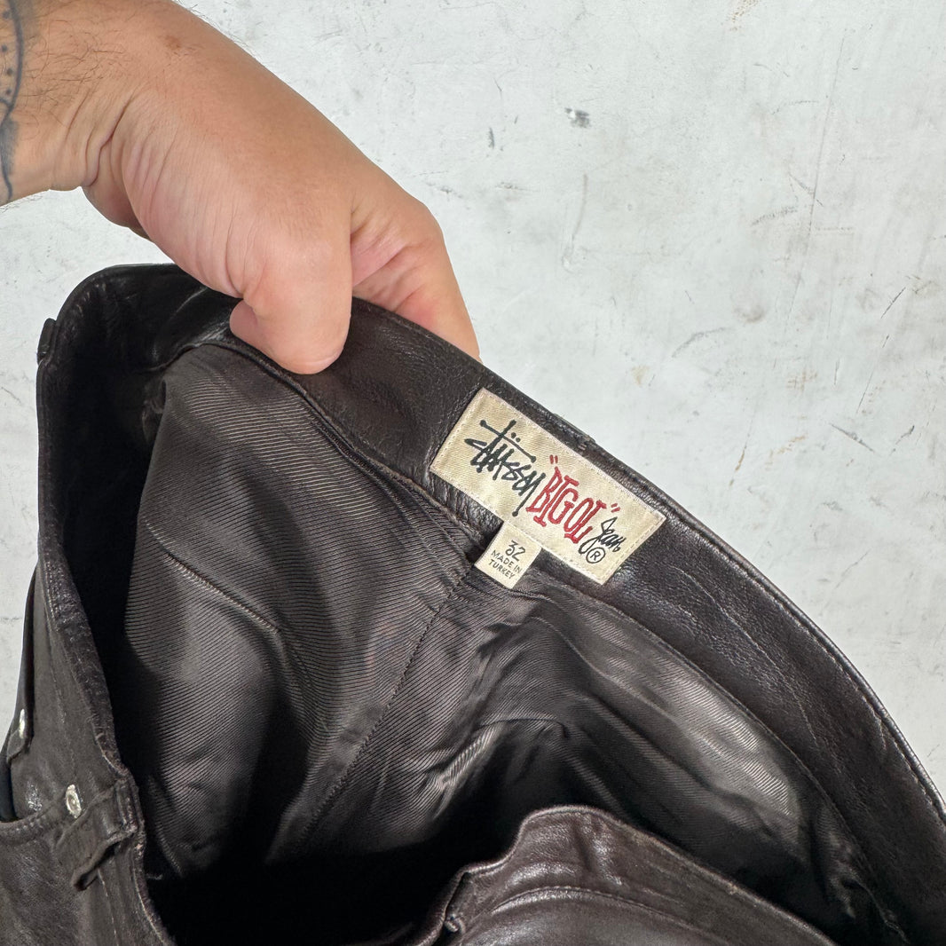 Stussy Big Ol' Brown Leathers