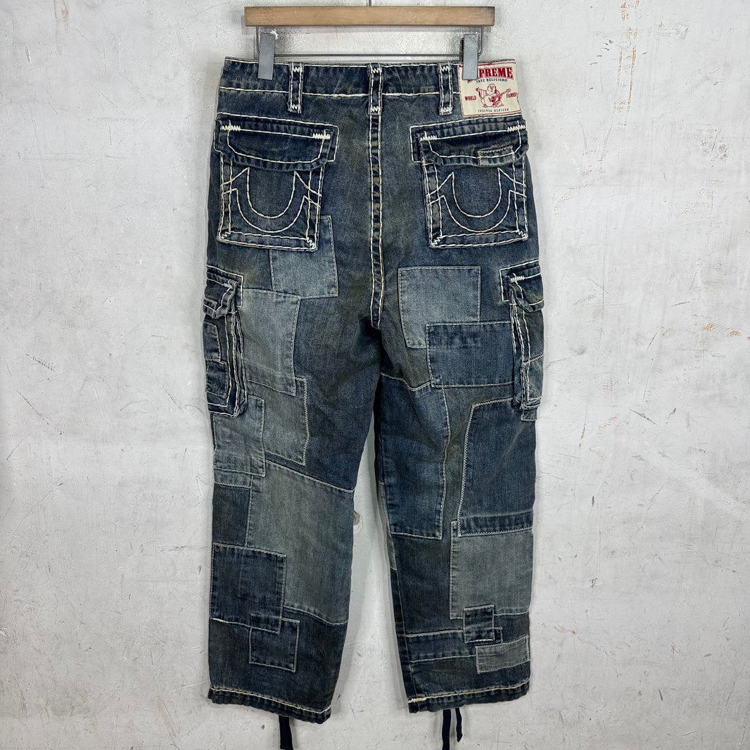 Supreme x True Religion Patchwork Cargo Jeans