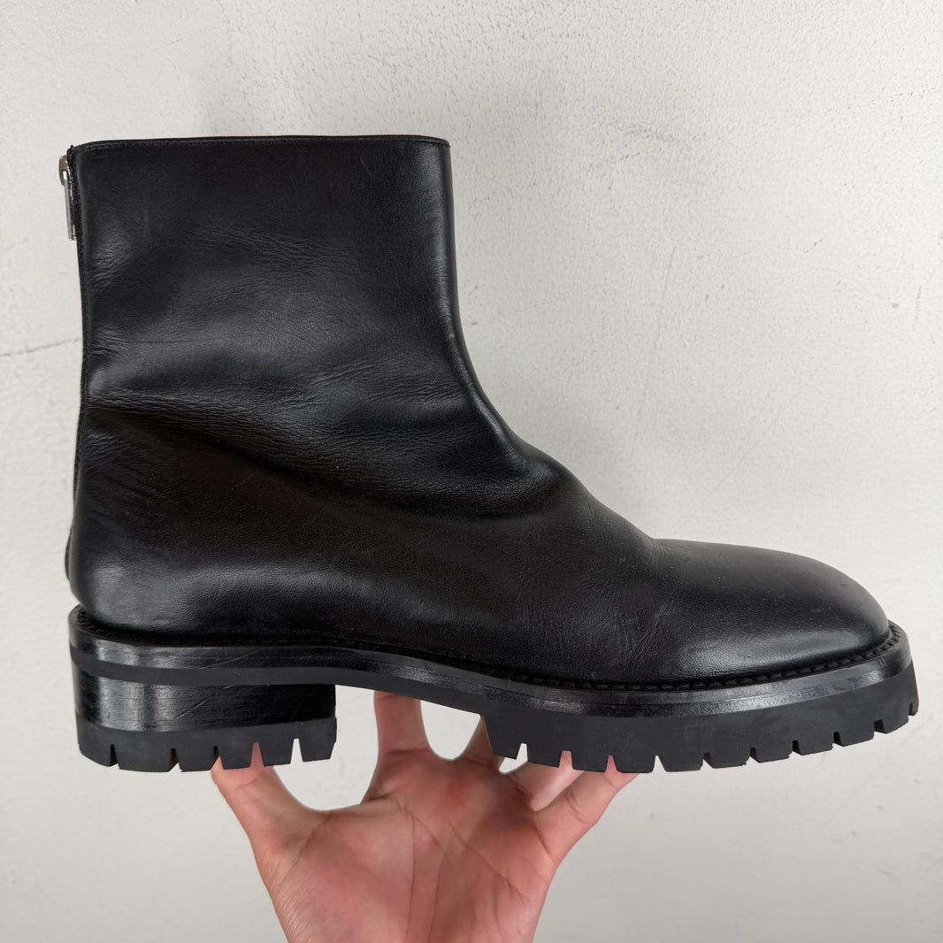Ann Demeulemeester Back Zip Leather Boots