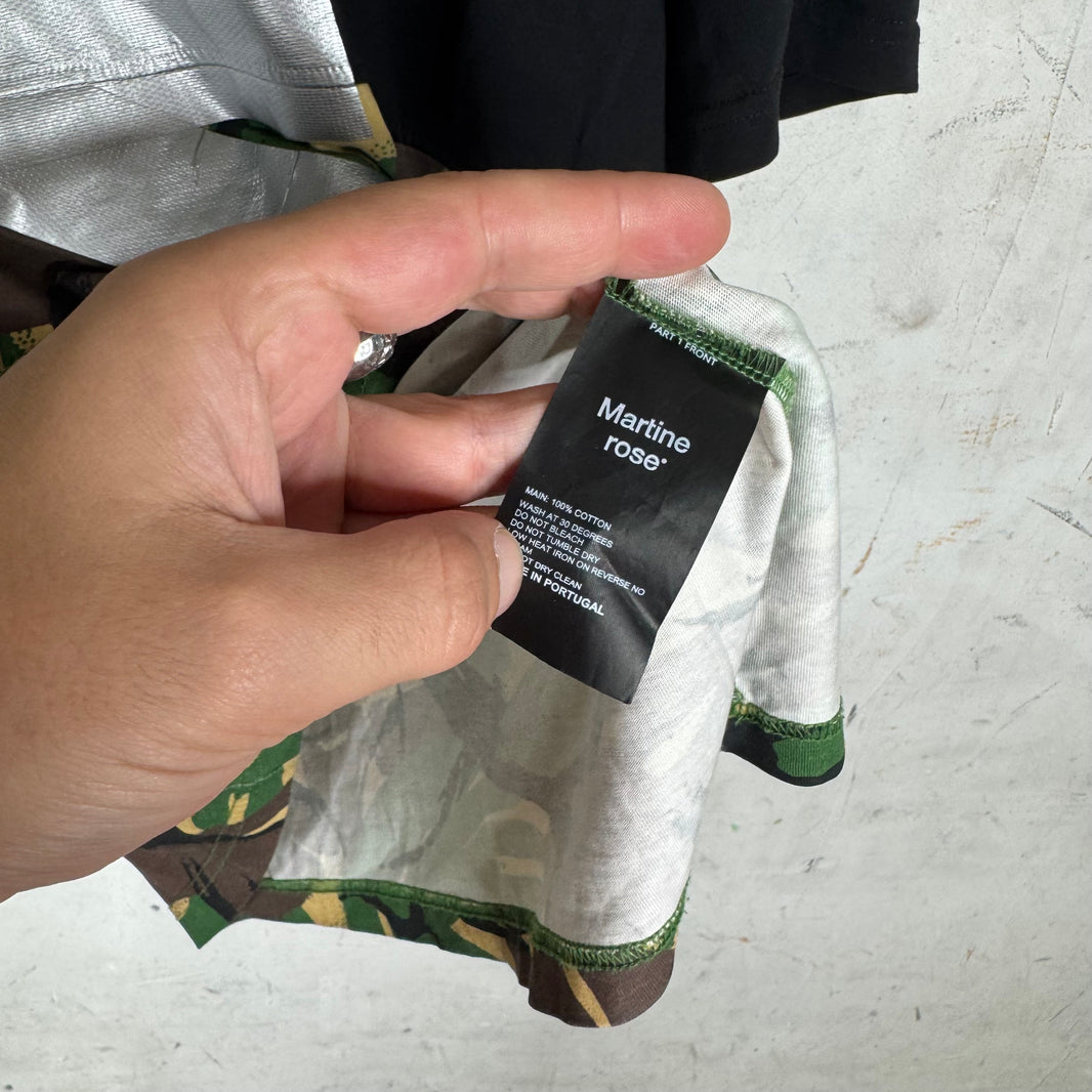 Martine Rose Tape AW Logo Hybrid T-Shirt