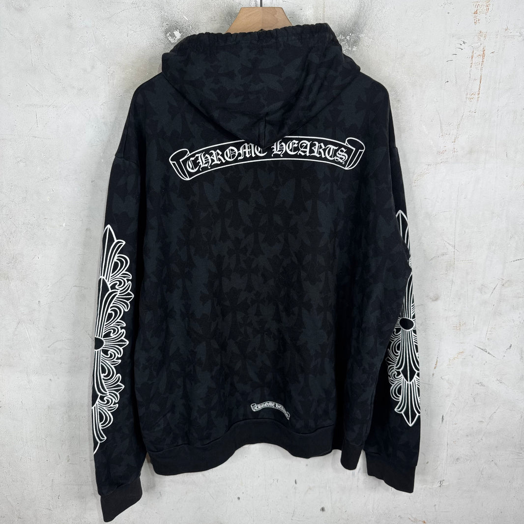 Chrome Hearts Cemetery Floral Hoodie