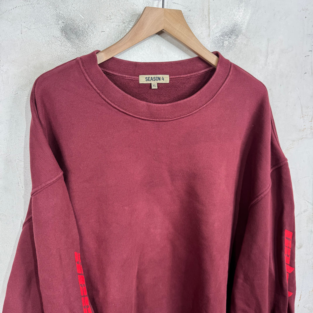 Yeezy Red Calabasas Crewneck