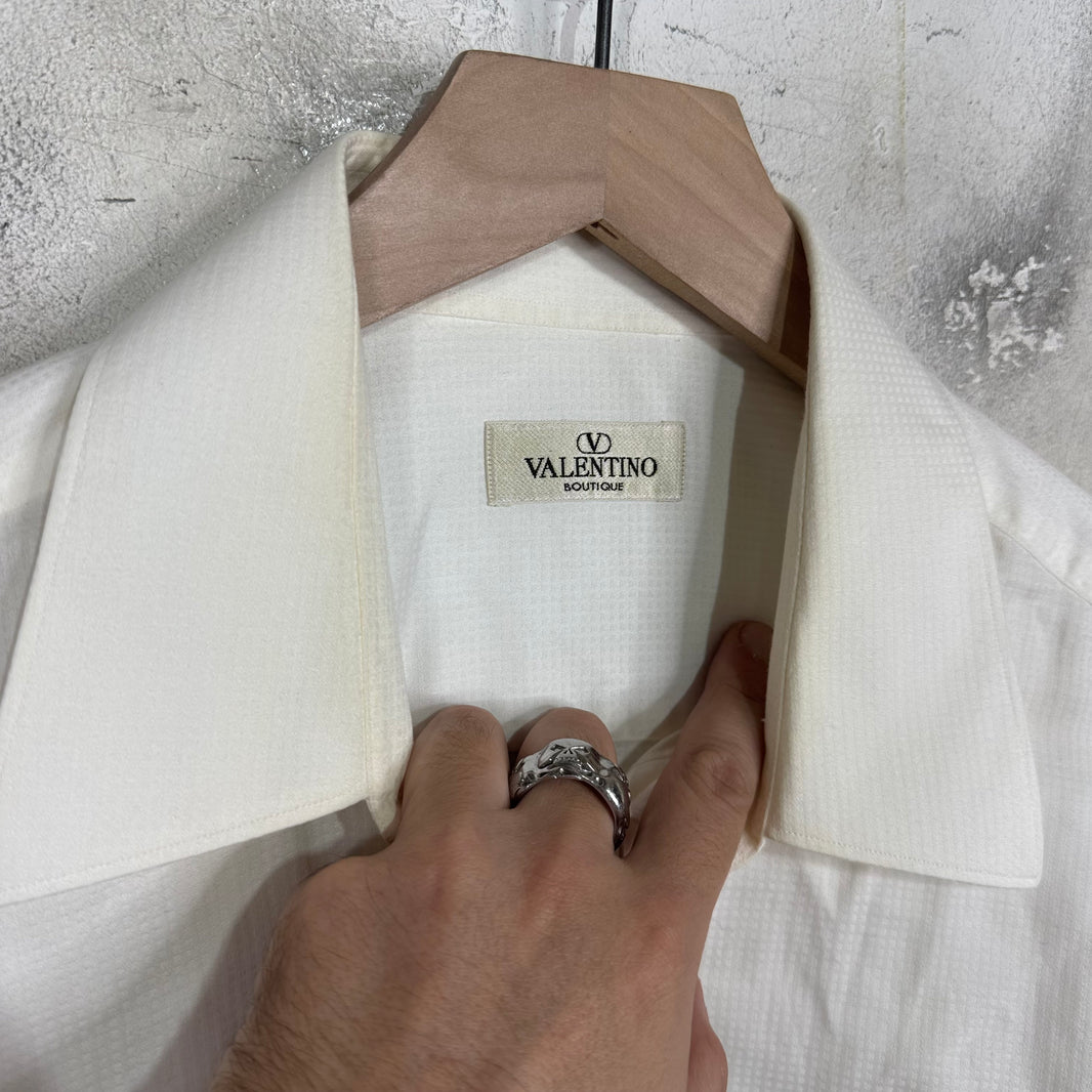 Valentino White Buttoned Shirt