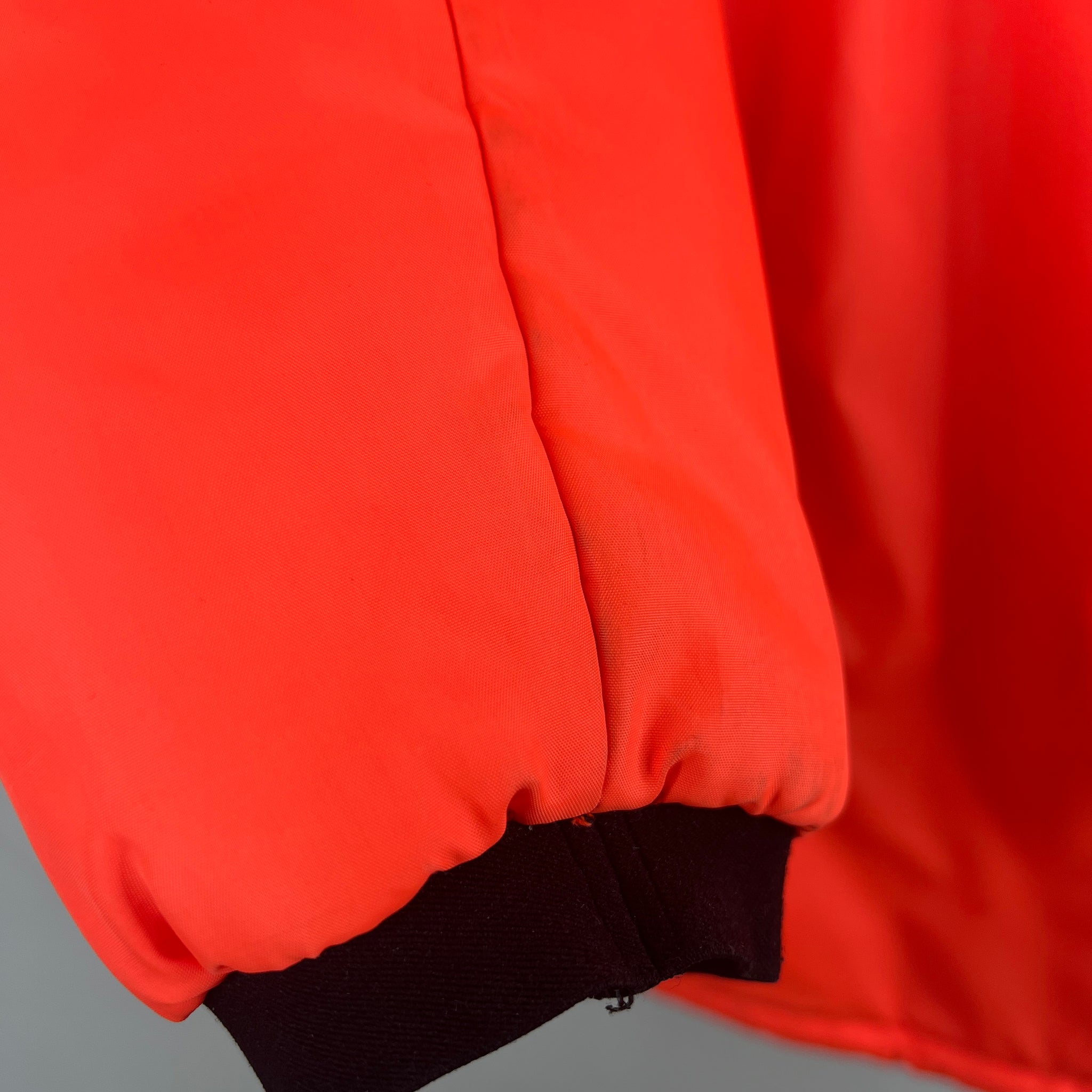 Prada Linea Rossa Orange Technical Padded Jacket