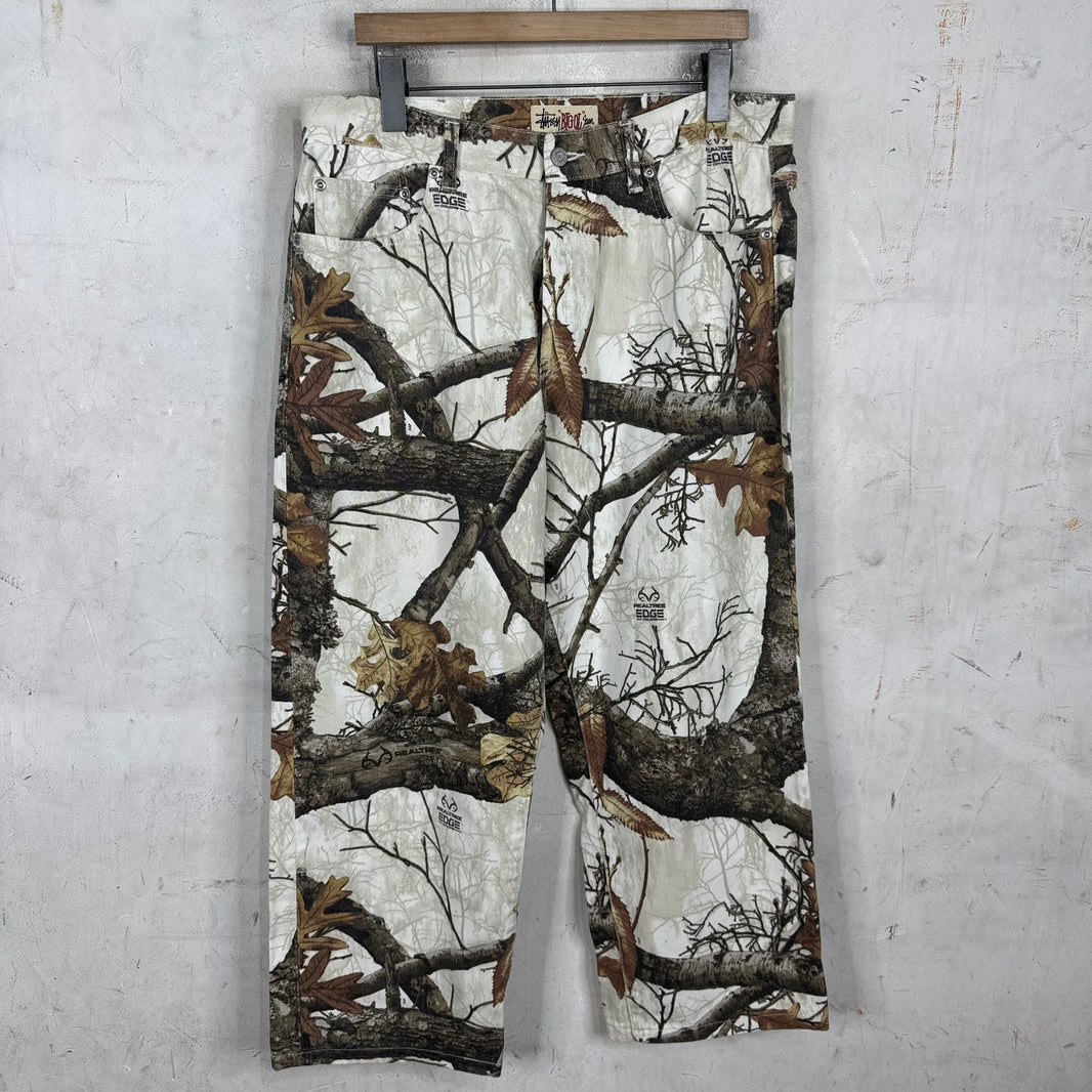 Stussy White Realtree Big Ol Jeans
