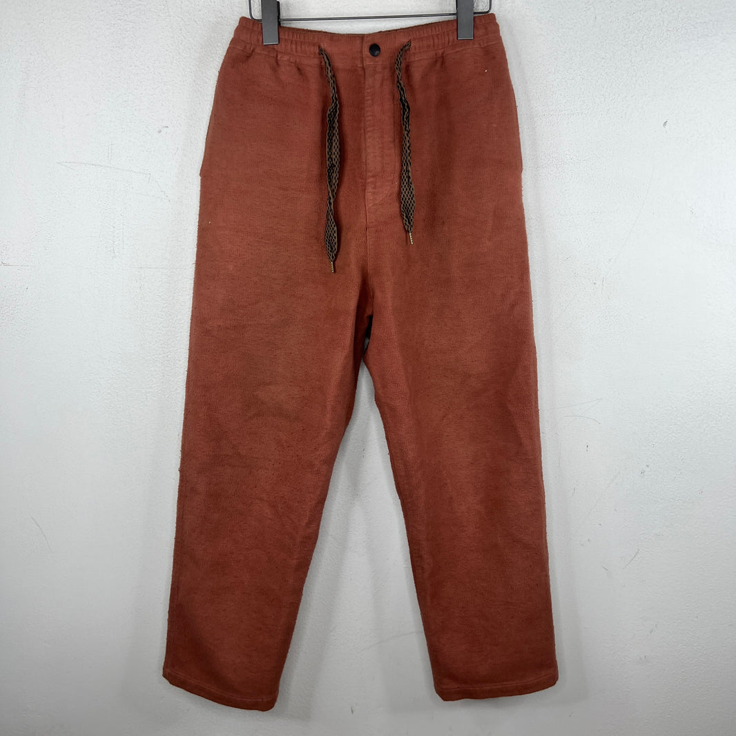 Kapital Red Fleece Drawstring Pants