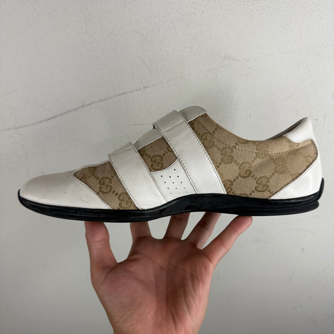 Gucci Vintage Double Velcro Guccissima Sneakers