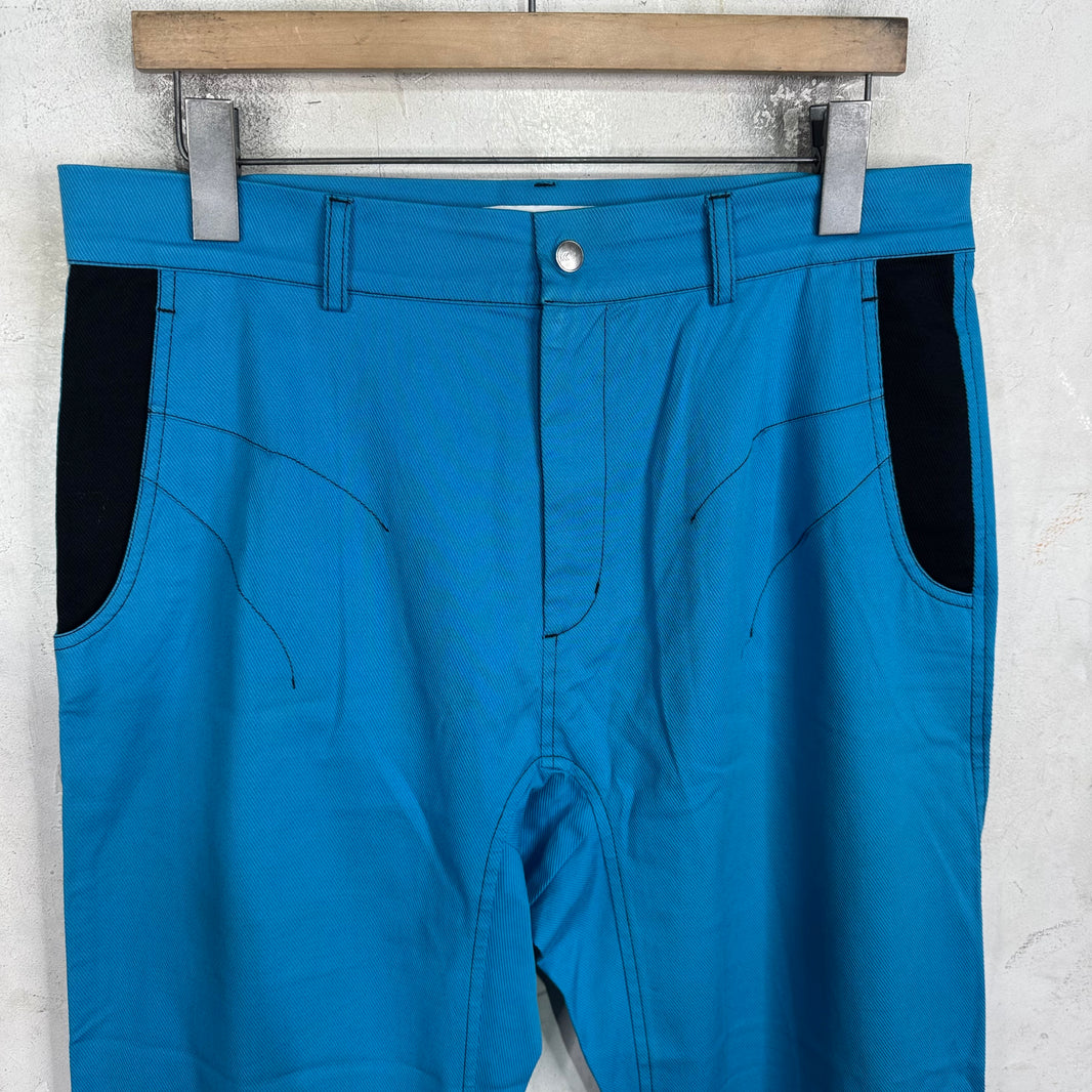 Kiko Kostadinov Blue Darted KK Trousers