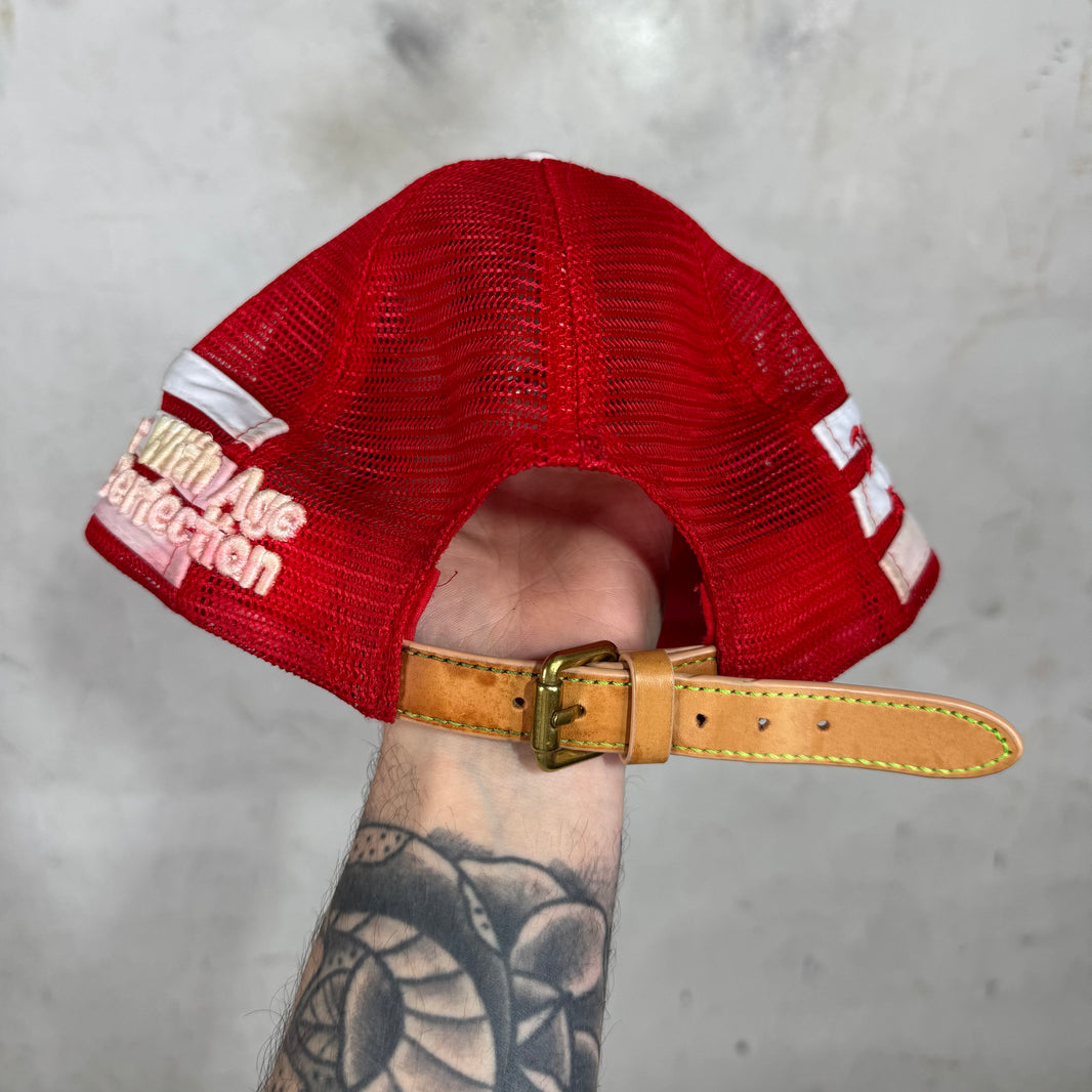Better With Age Red Patched Trucker Hat