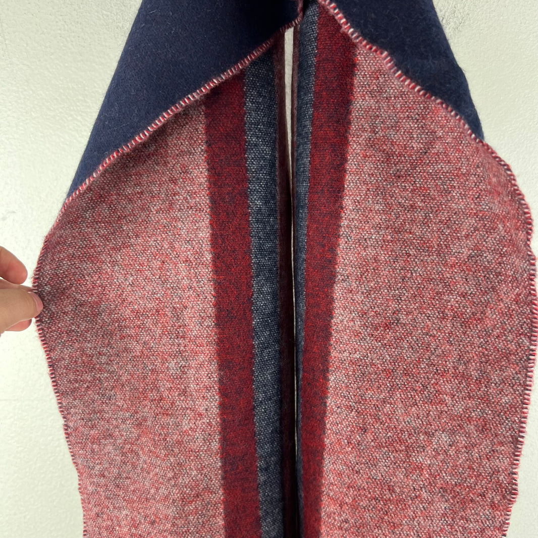 Louis Vuitton Blue Wool Scarf