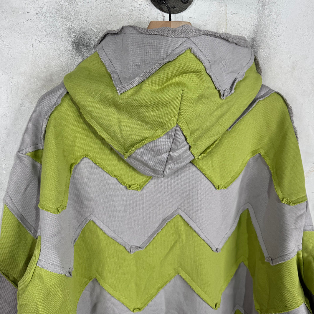 Sicko Zig Zag Patchwork Hoodie