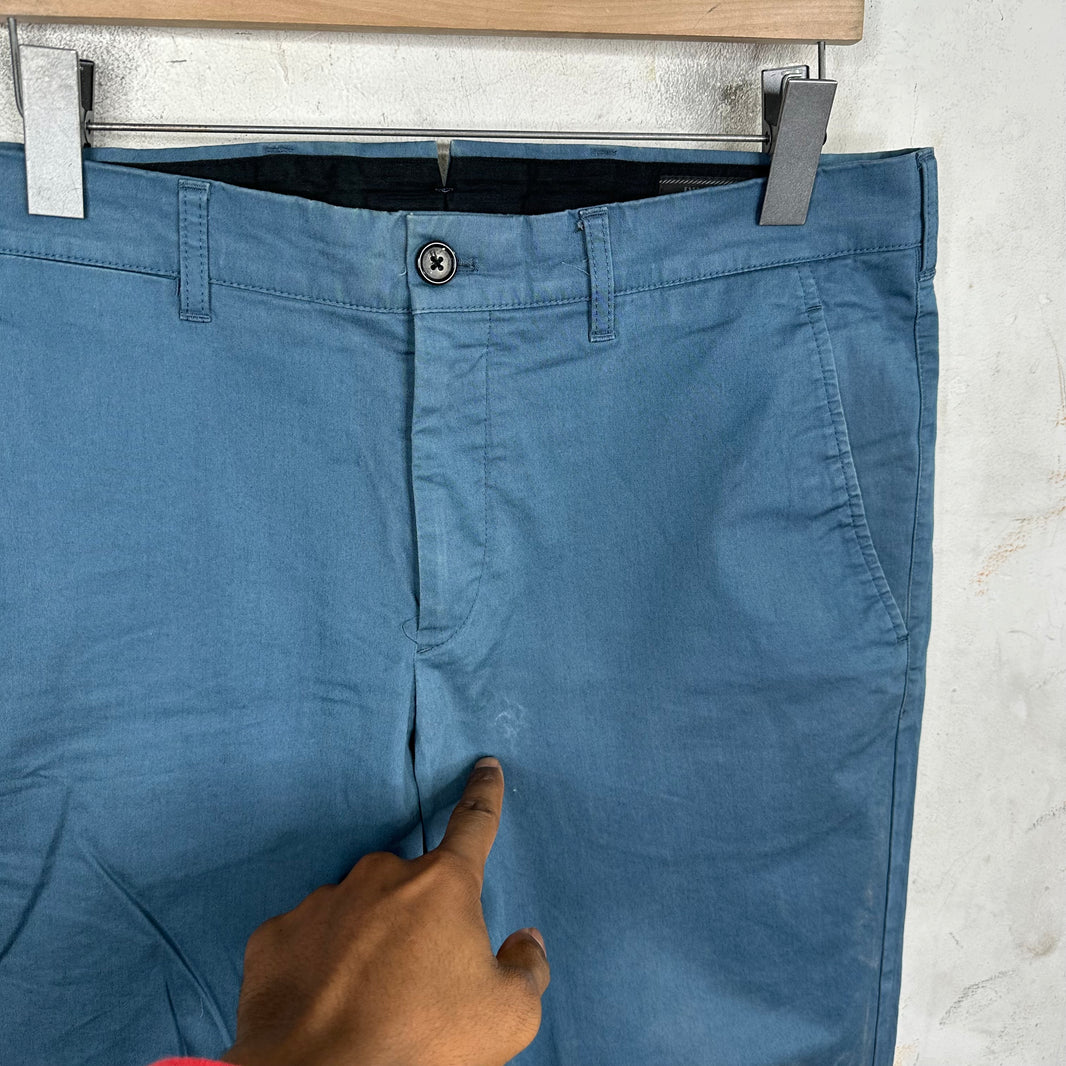 Prada Blue Straight Chino Pants