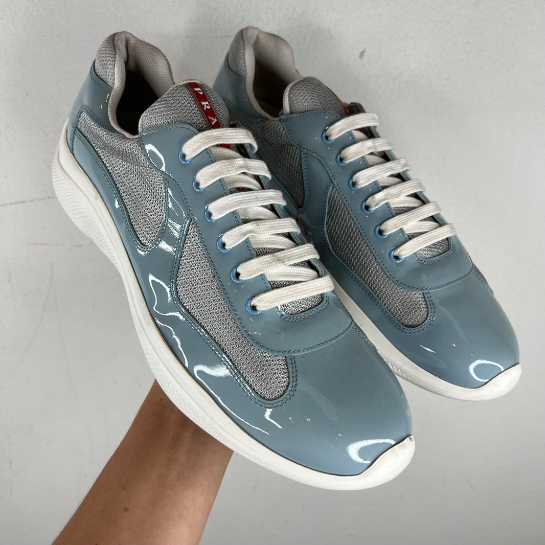 Prada Light Blue America's Cup Sneakers