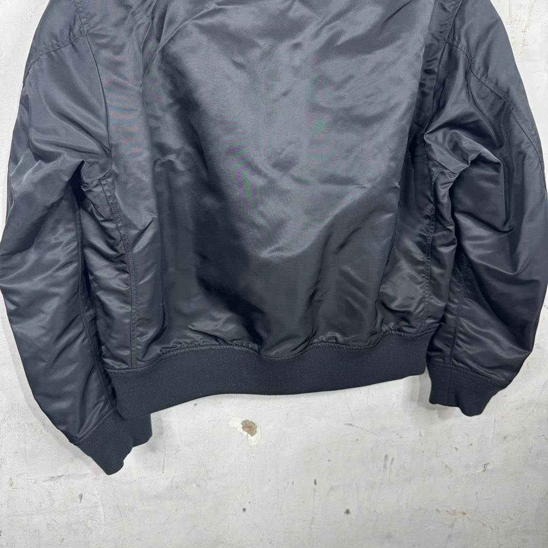 Celine Epaulette Bomber Nylon Jacket