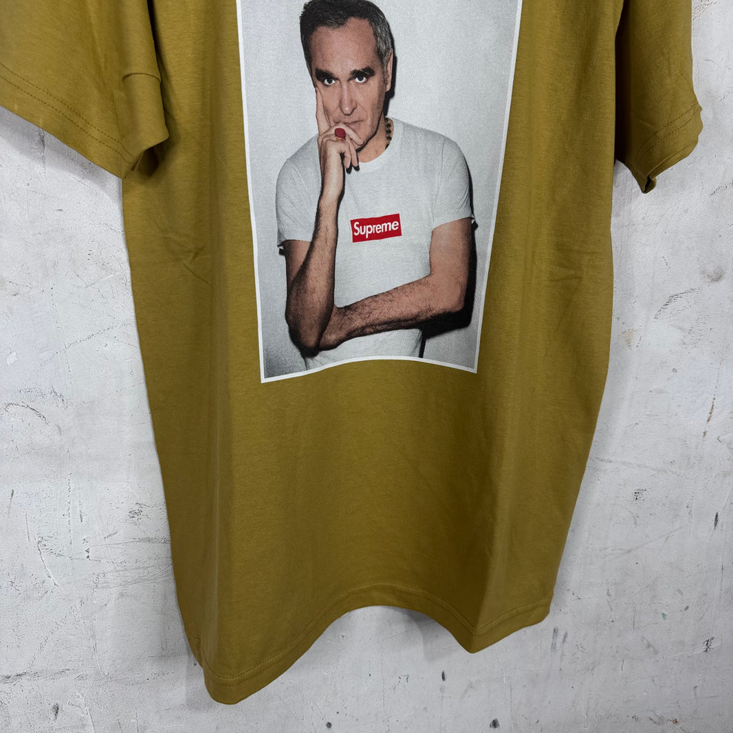 Supreme Yellow Morrisey Test Print Sample T-Shirt