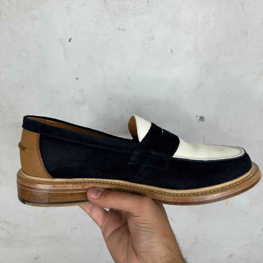 Blackstock & Weber Suede Penny Loafers