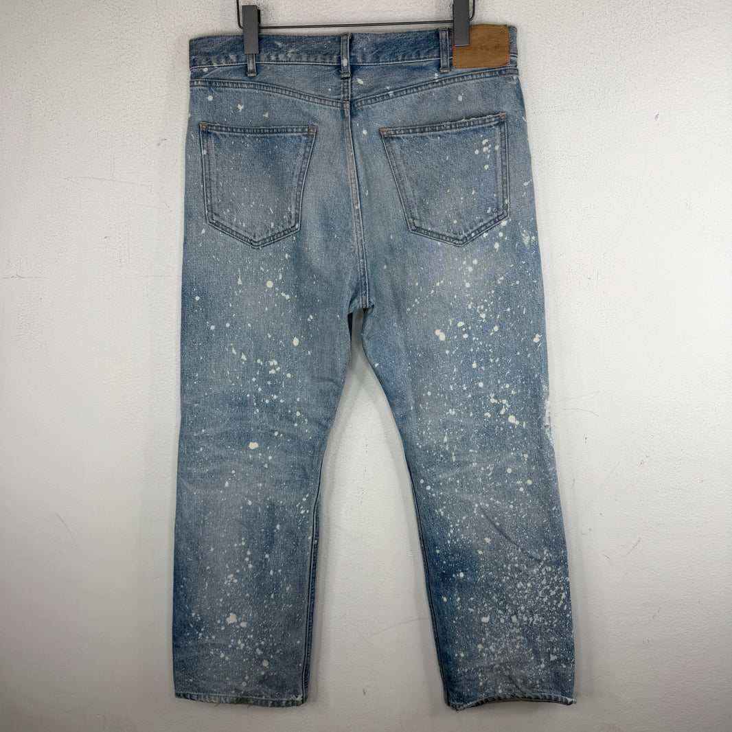 Celine Bleach Splatter Kurt Jeans