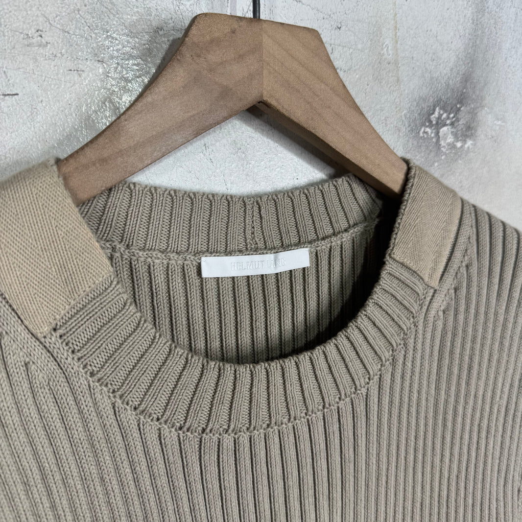Helmut Lang Ribbed Knit Sweater Vest