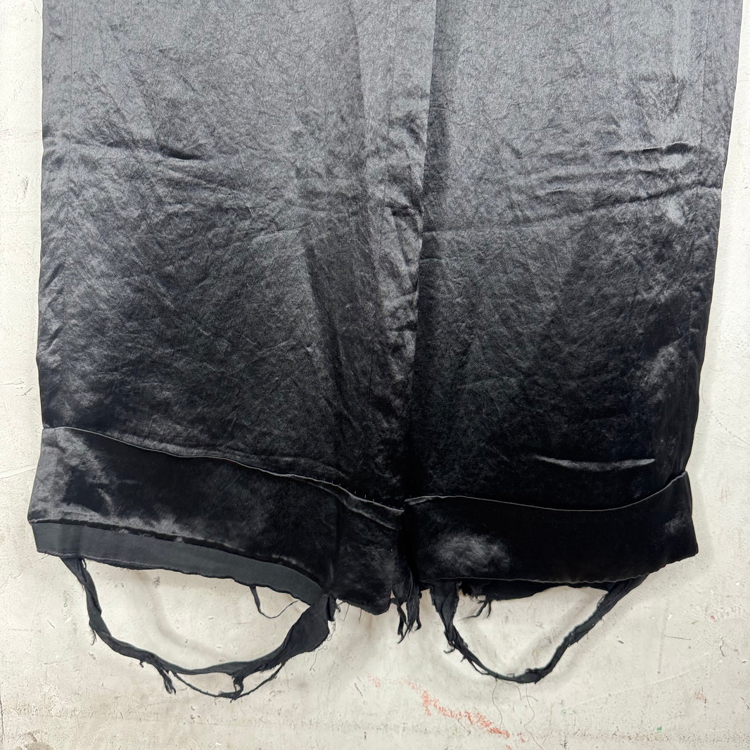Ann Demeulemeester Acetate Wide Legged Trousers