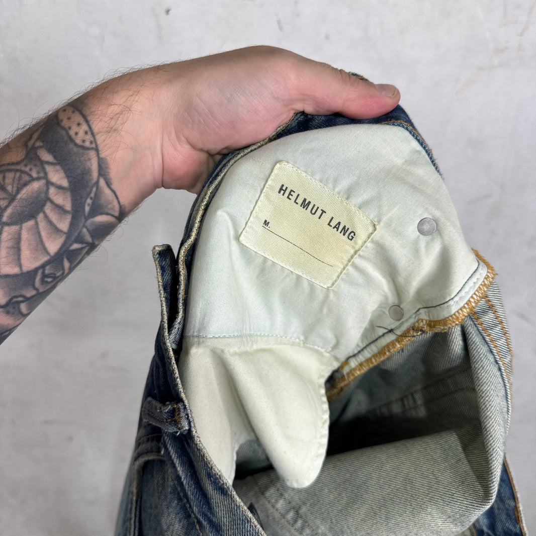 Helmut Lang Wrinkle Wash Light Jeans