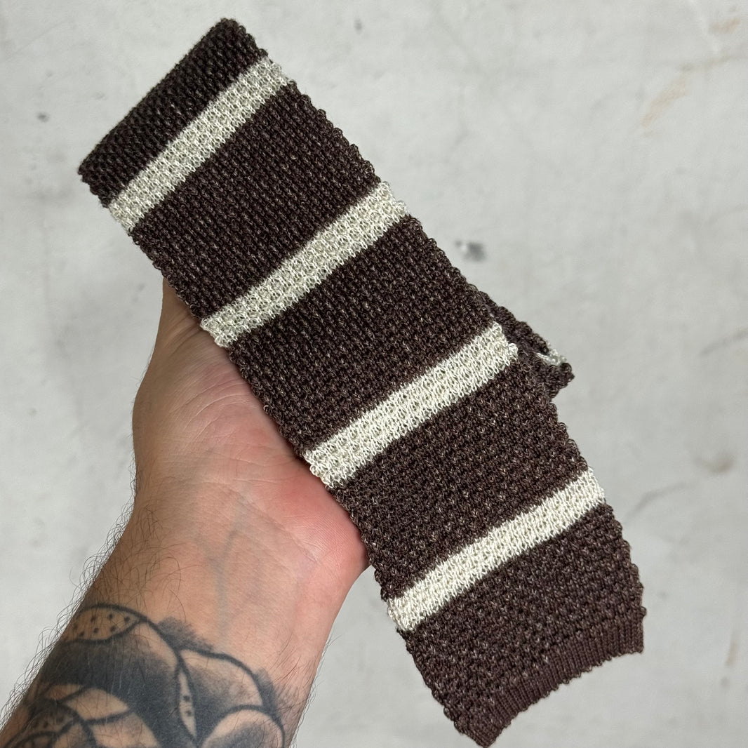 Brunello Cucinelli Knitted Striped Tie