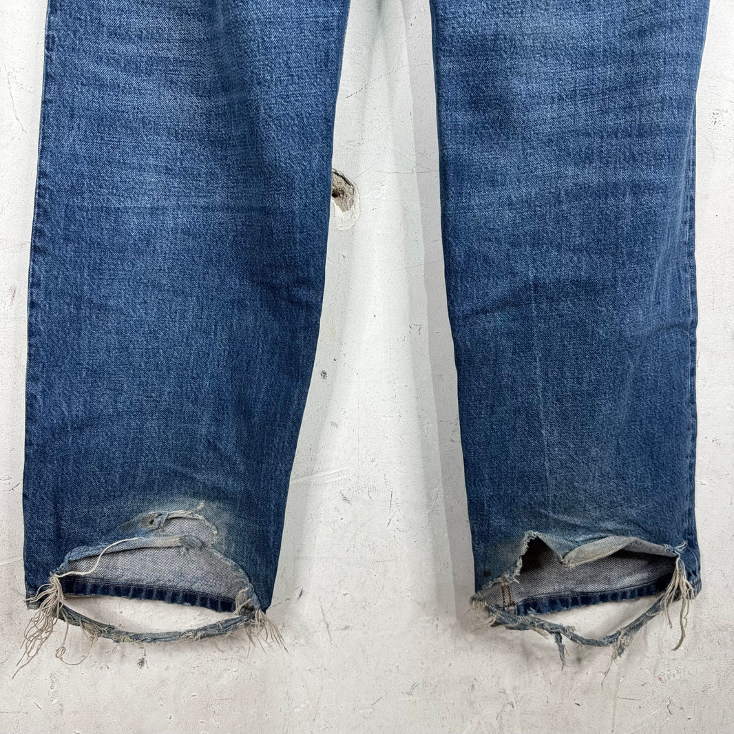 Balenciaga Loose Straight Medium Wash Jeans