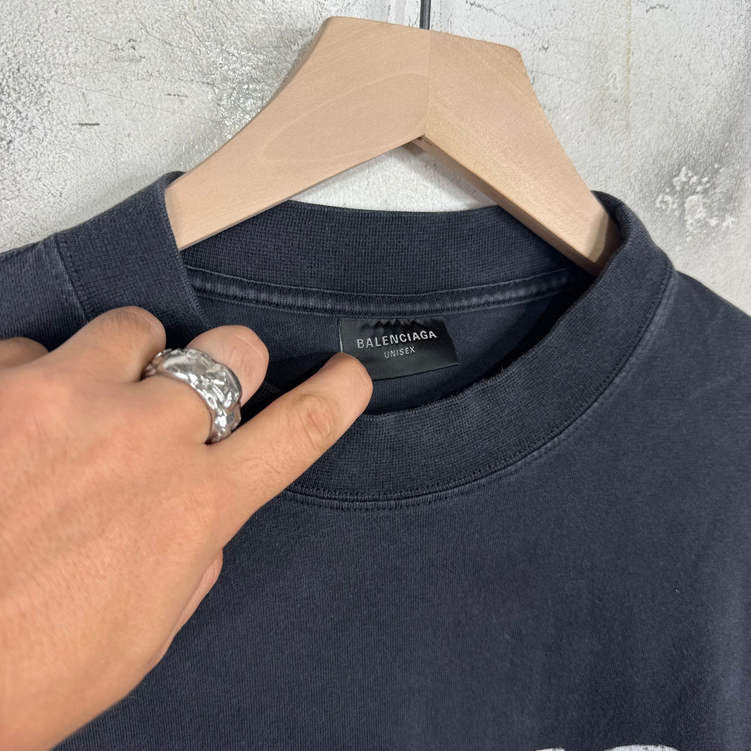 Balenciaga Paris Scribble T-Shirt