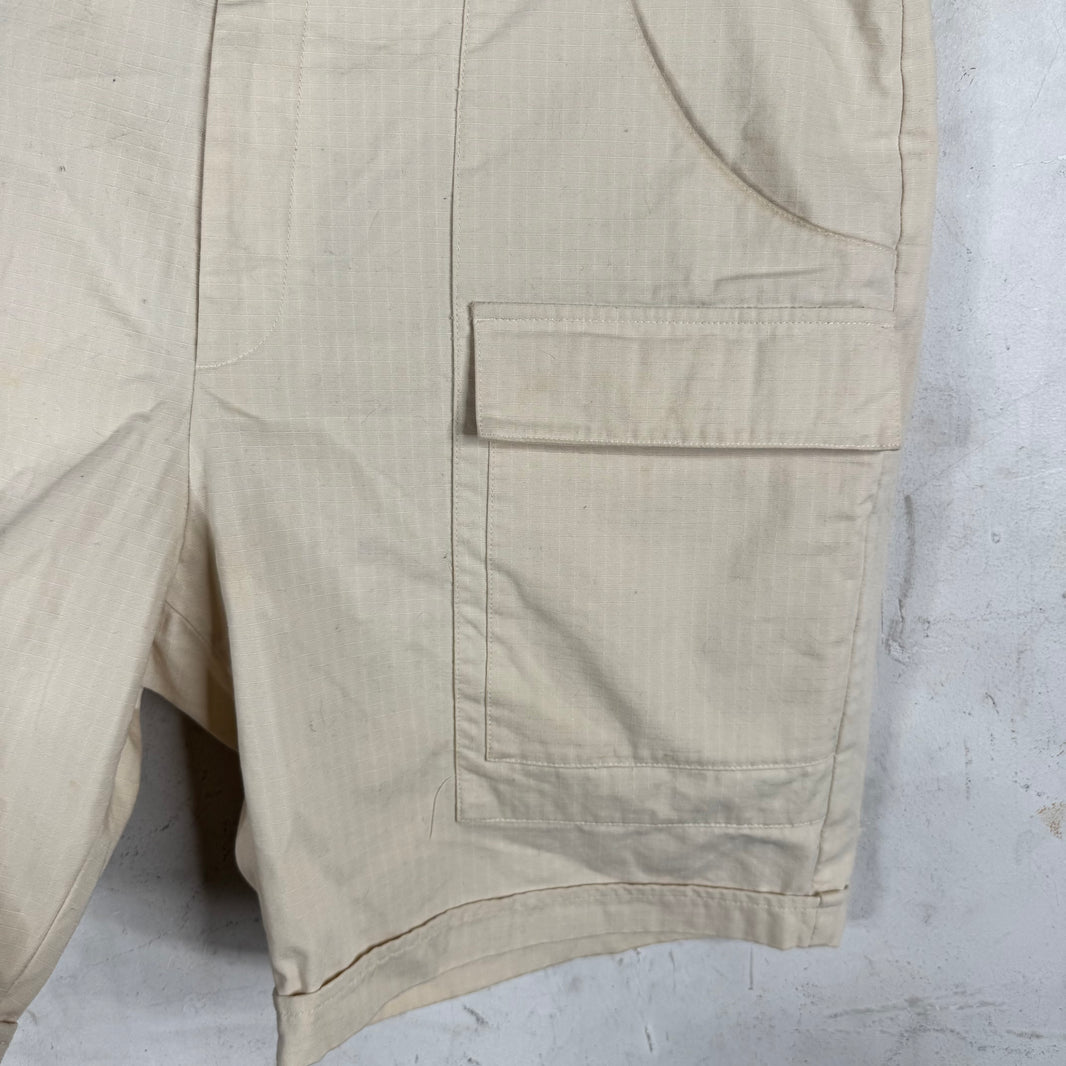 Gucci x TNF Cream Cargo Shorts