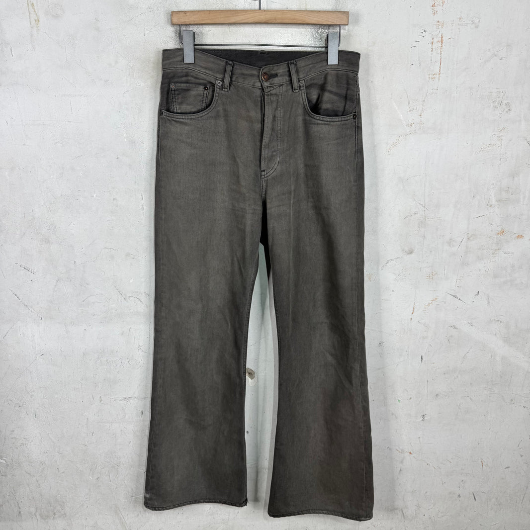 Acne Studios Grey Washed Bootcut Jeans
