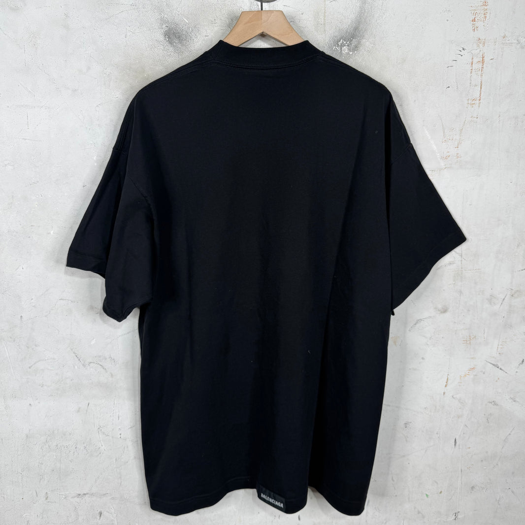 Balenciaga Tab Logo T-Shirt