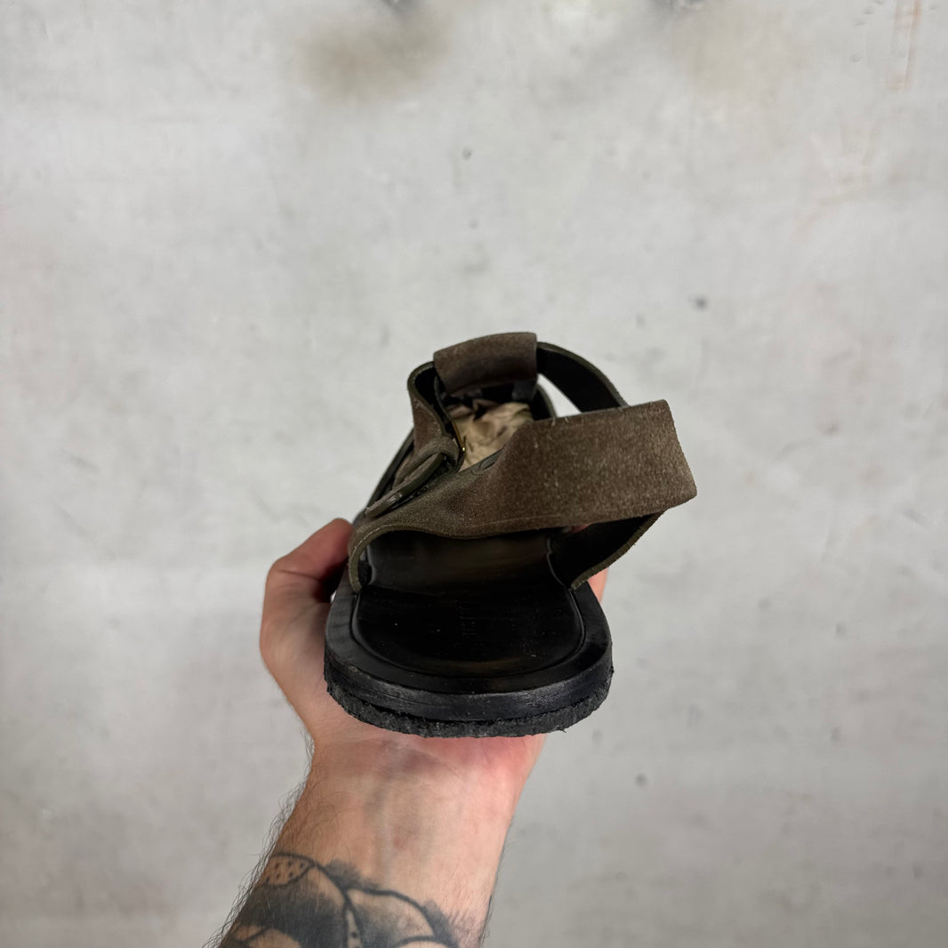 The Row Fisherman Suede Sandals