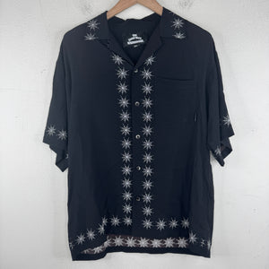 Neighborhood The Great Frog Spider Web Button Up Shirt