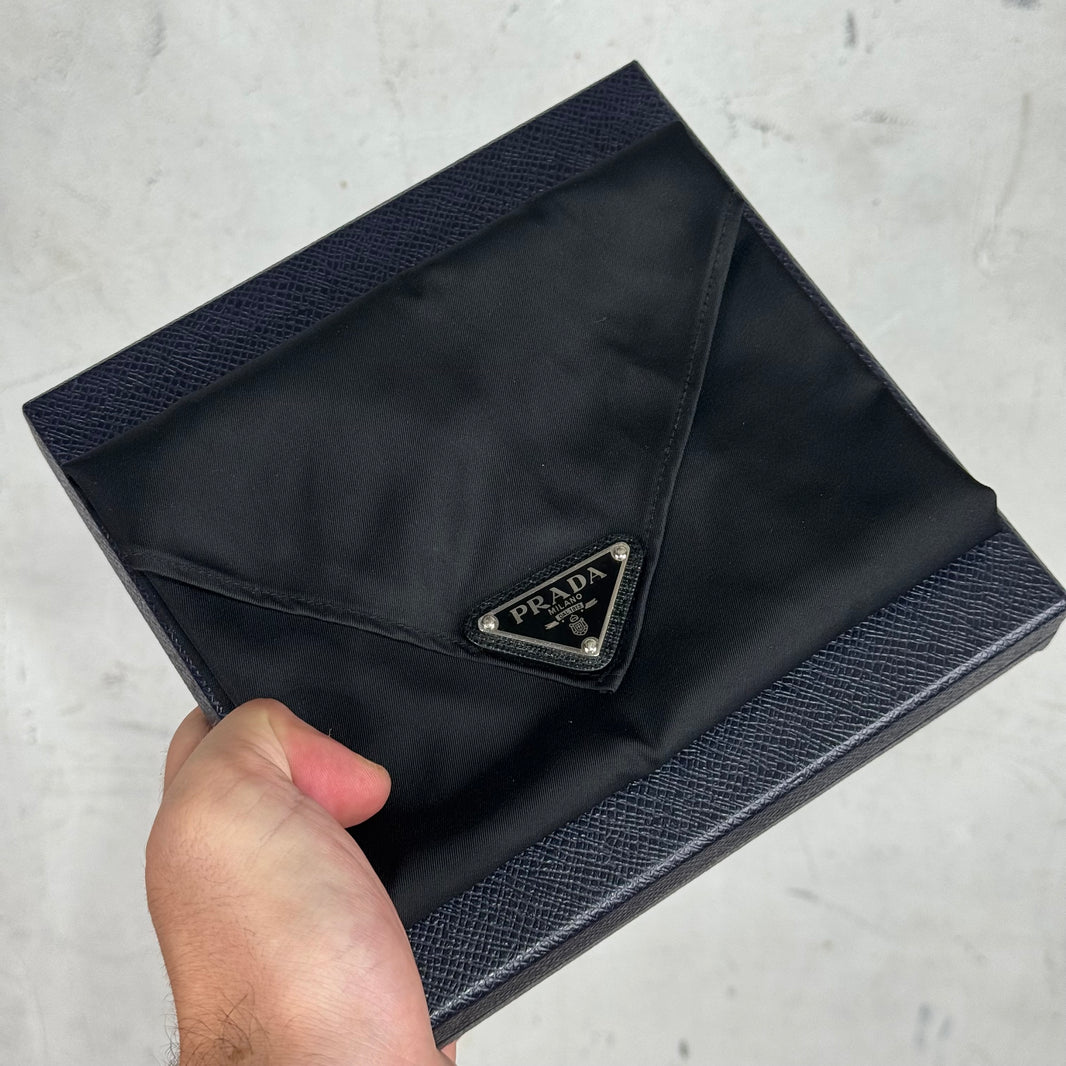 Prada Nylon Plaqued Bandana