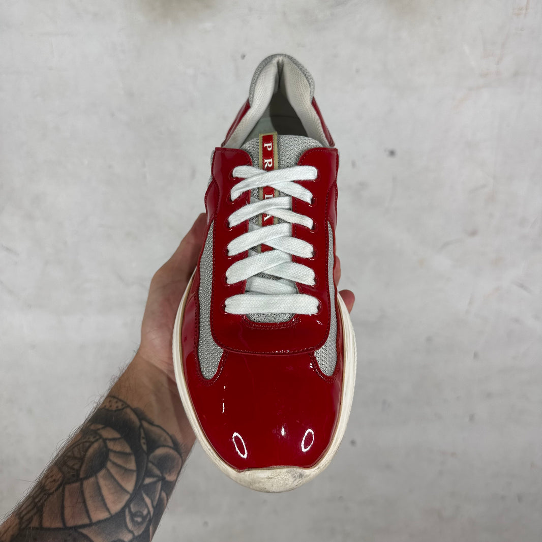 Prada Cherry Patent Americas Cup