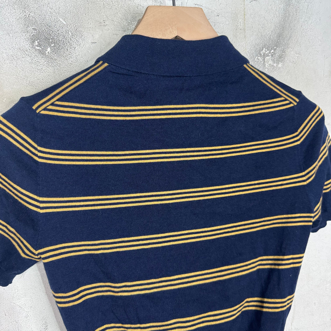 Miu Miu Striped Knitted Polo
