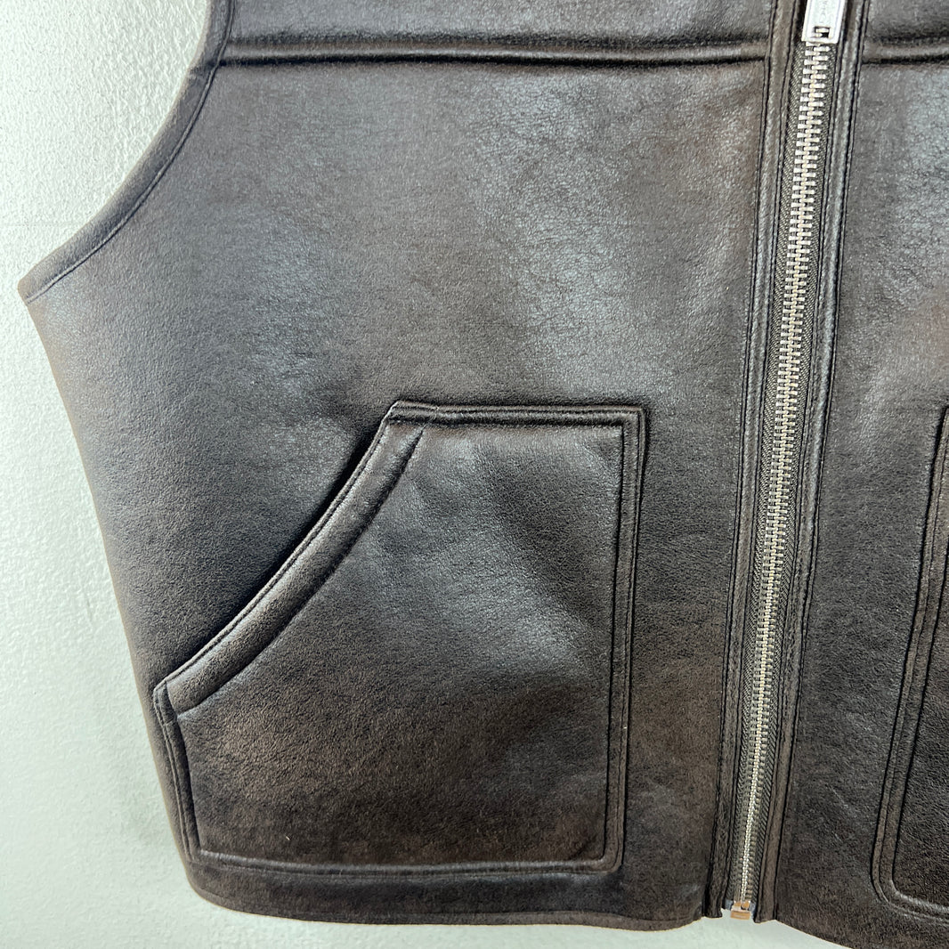 Supreme Faux Leather Vest