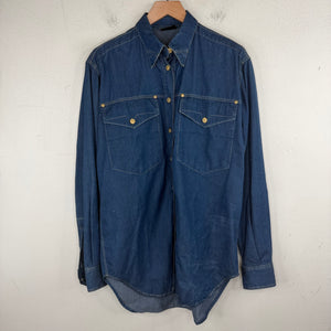 Versace Vintage Denim Button Up Shirt