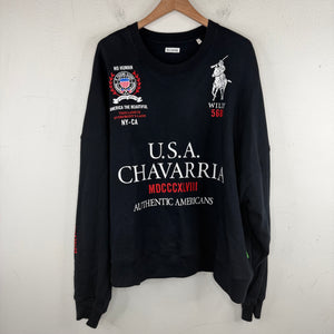 Willy Chavarria Authentic Americans Crewneck