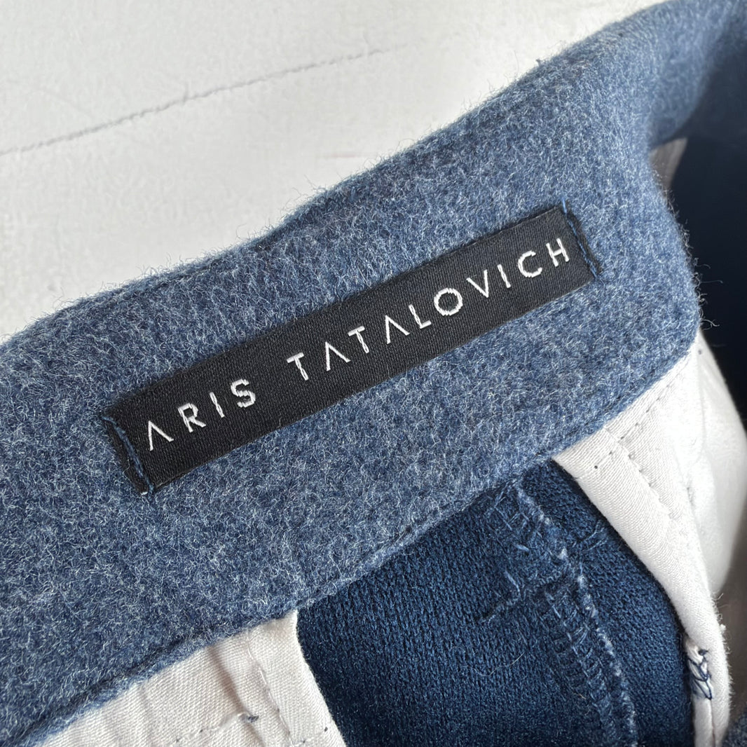 Aris Tatalovich Wool Long Shorts