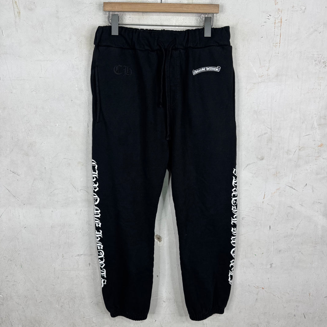Chrome Hearts Script Heavy Sweatpants
