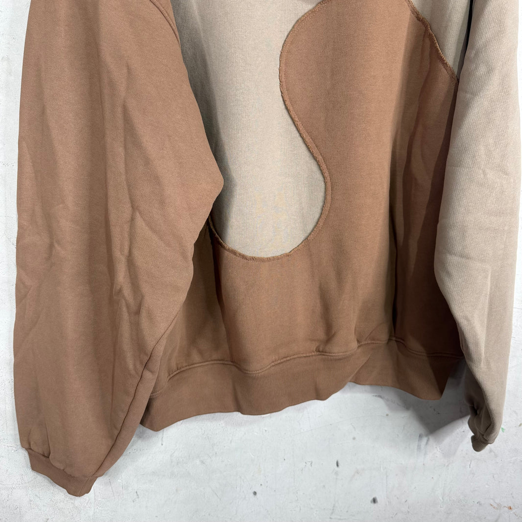 ERL Beige Swirl Hoodie