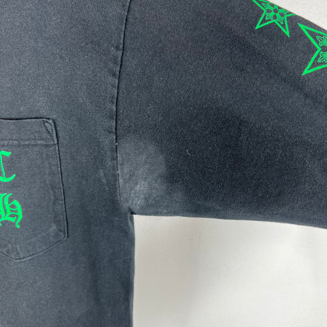 Chrome Hearts Vintage Green Star L/S T-Shirt