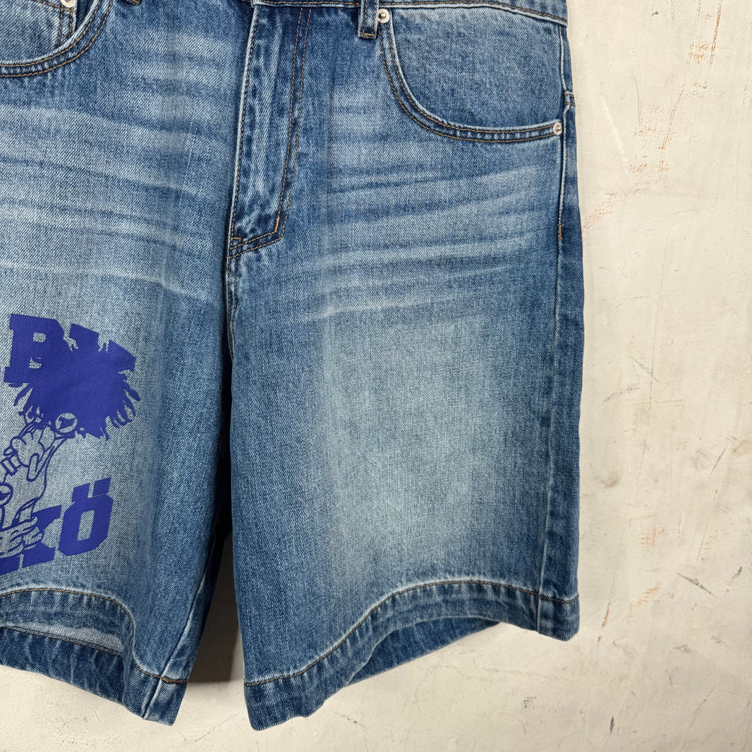Sicko Baby Medium Wash Jorts