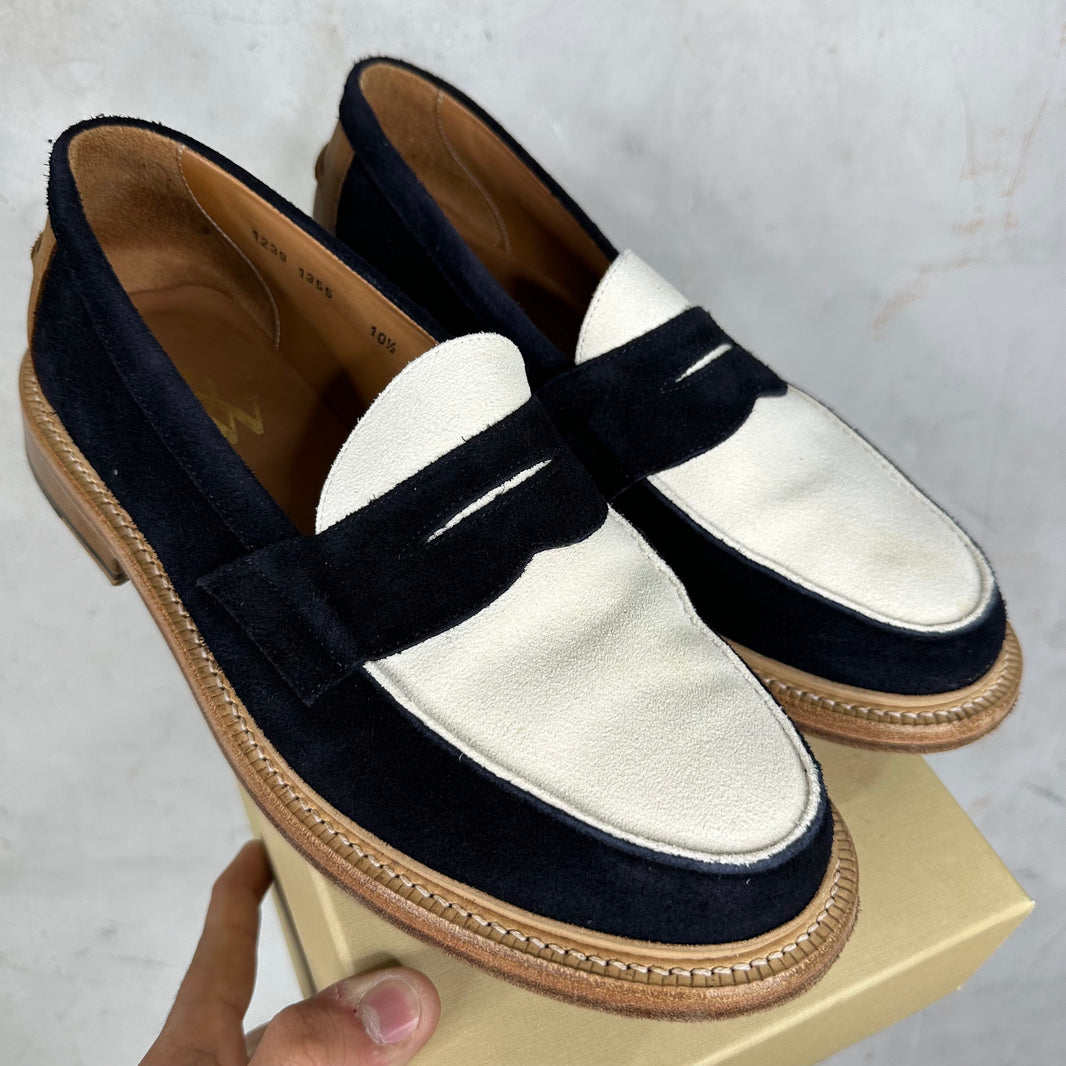 Blackstock & Weber Suede Penny Loafers