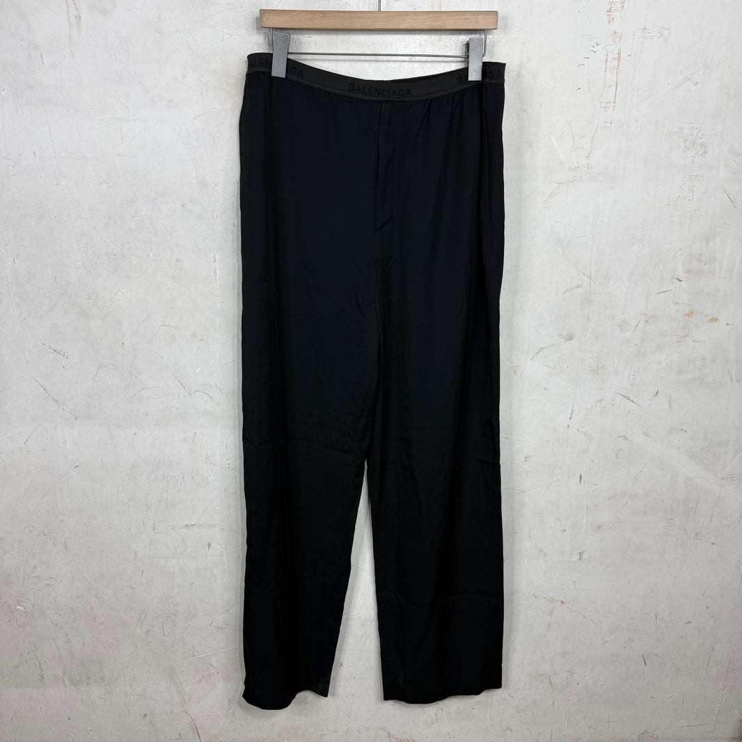 Balenciaga Logo Waistband Pants