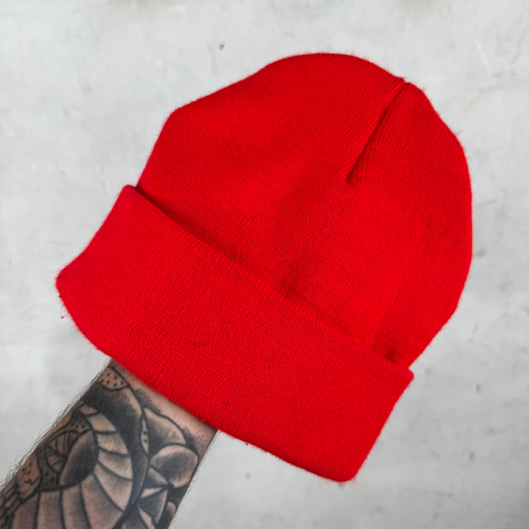 Chrome Hearts Red Logo Beanie