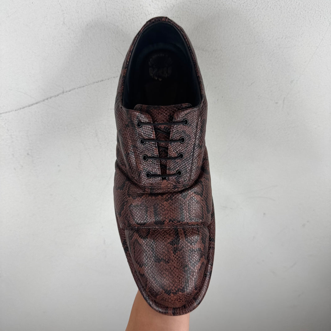 Martine Rose Clark Snakeskin Derbies