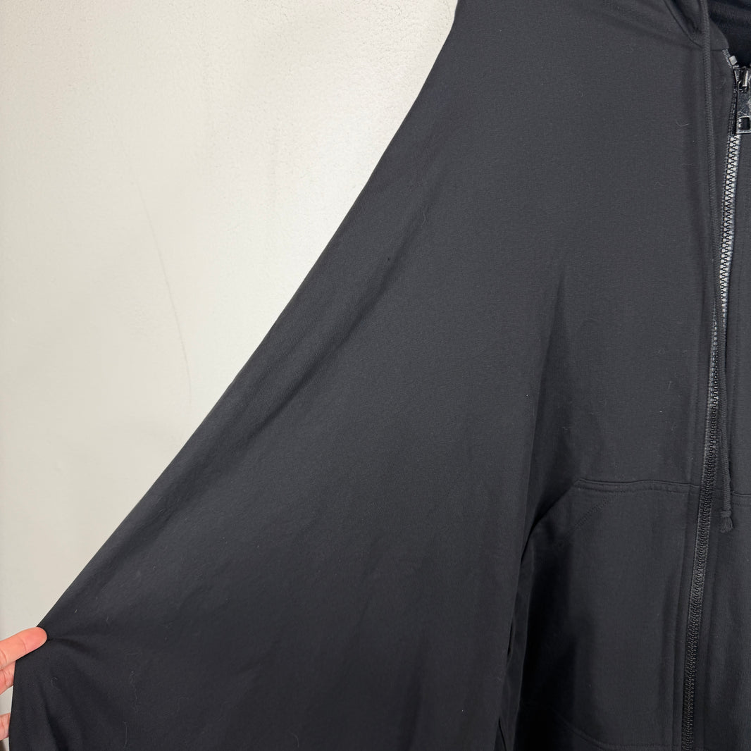 Raf Simons Patch Zip Up Hooded Poncho