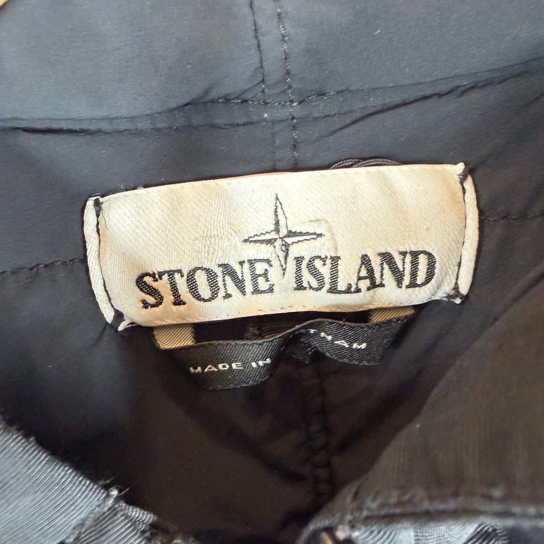 Stone Island Black Hooded Puffer Jacket