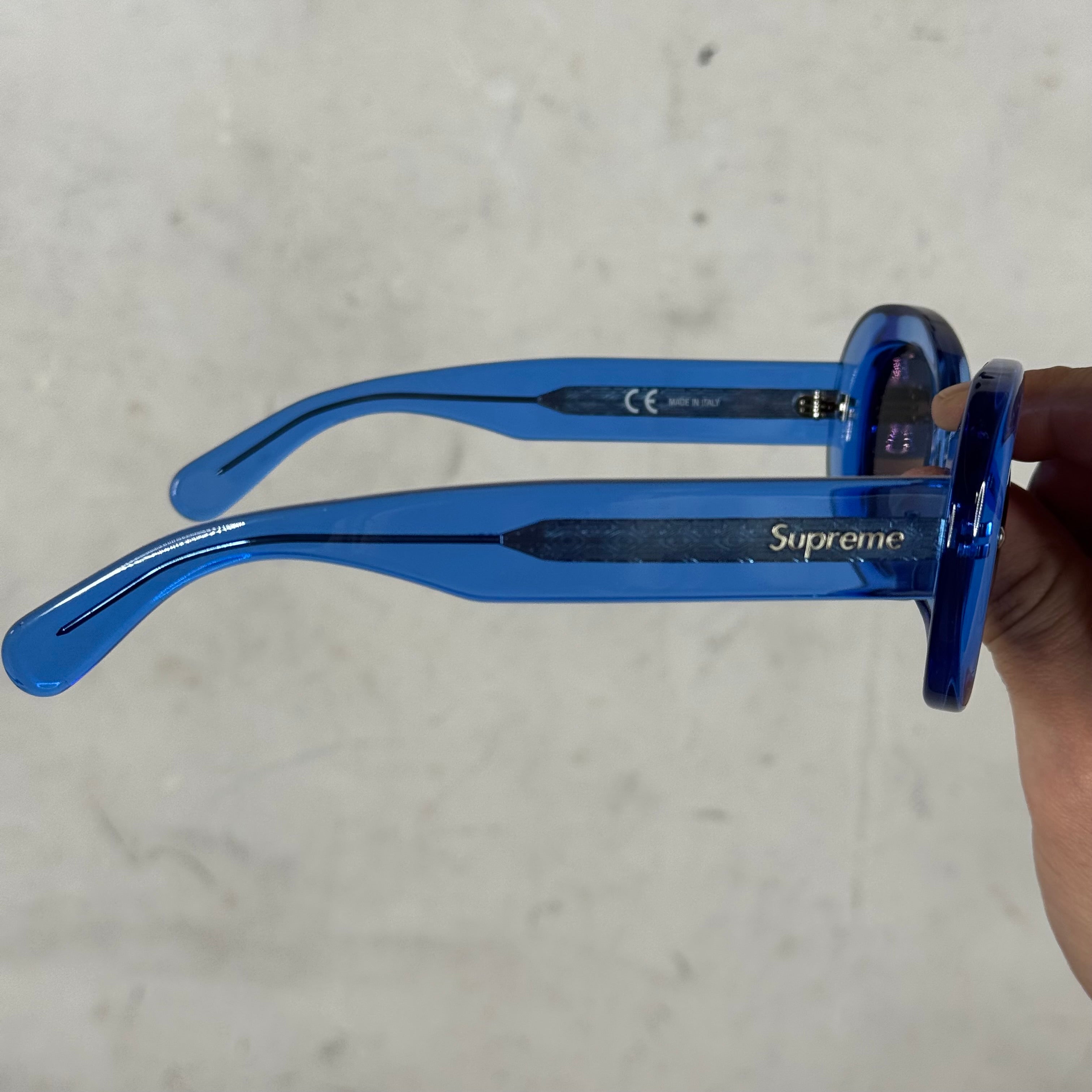 Supreme x Number Nine Blue Sunglasses – www.Lukes.store